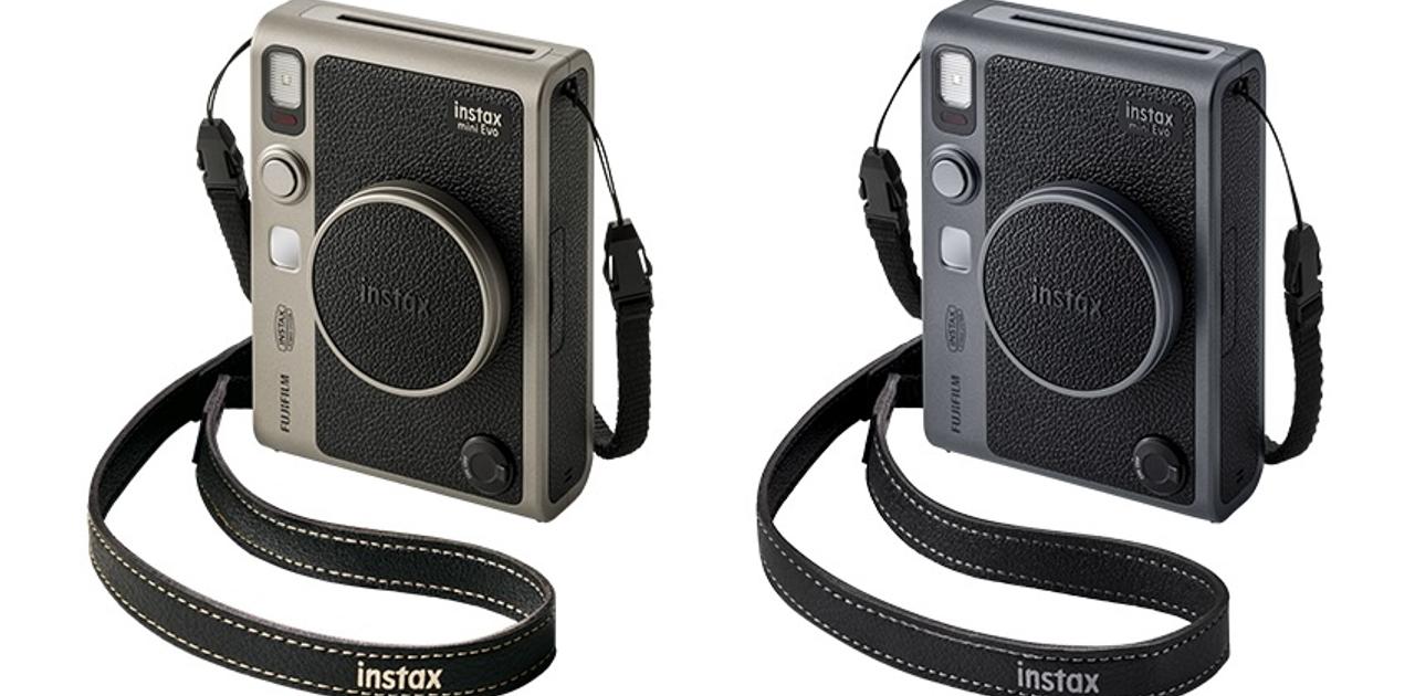 Xシリーズっぽく色づいた富士フイルム90周年記念「instax mini Evo」