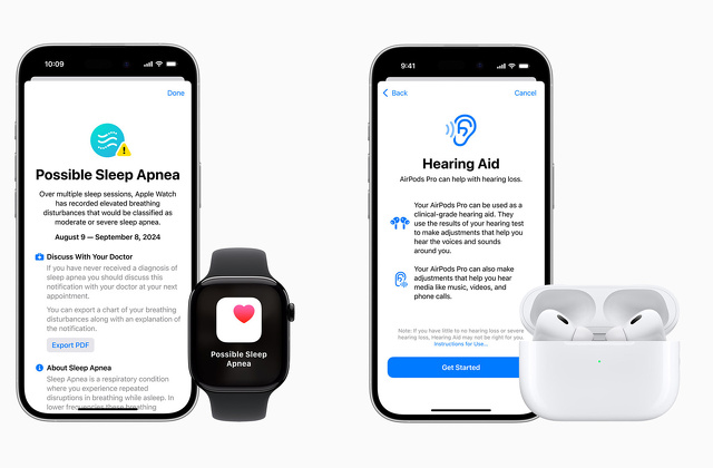 、Apple WatchとAirPods Pro 2に登場する、睡眠と聴覚の健康の画期的な機能を発表