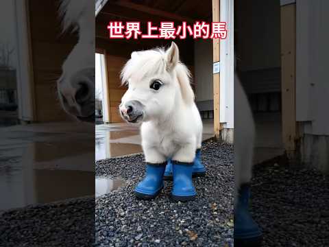 【动物科普】世界上最小的马：矮种马（pony马）！