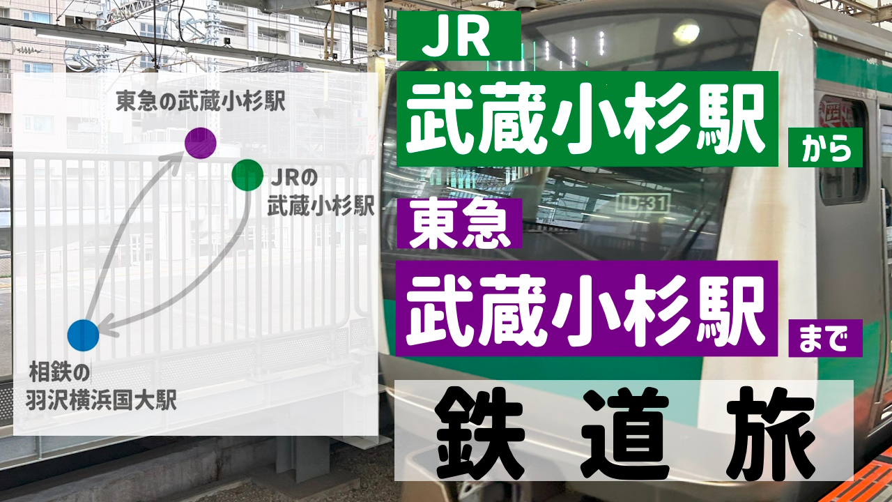 武蔵小杉で乗って武蔵小杉で降りる～無意味な鉄道旅～