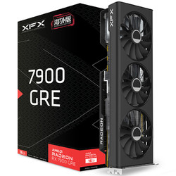 XFX 讯景 双旦礼遇季 XFX 讯景RX7900 GRE 16GB 海外版 显卡 16GB 3679元（需用券）