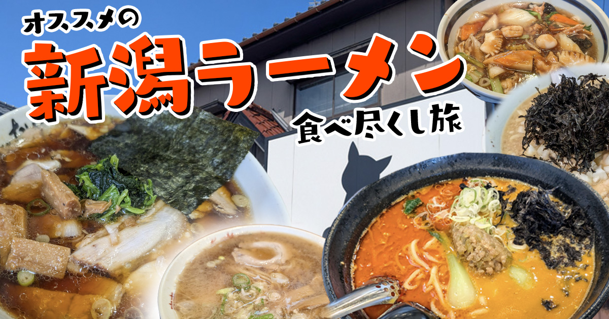 オススメの新潟ラーメンを食べ尽くす旅