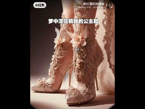 陈红霞时尚课堂资讯分享梦中漂亮精致的公主鞋Beautiful and exquisite princess shoes in dreams #fashion #時尚