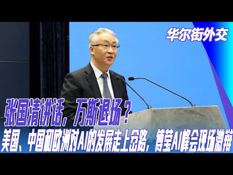 张国清讲话，万斯退场？美国、中国和欧洲对AI的发展走上岔路，傅莹AI峰会现场激辩｜华尔街外交